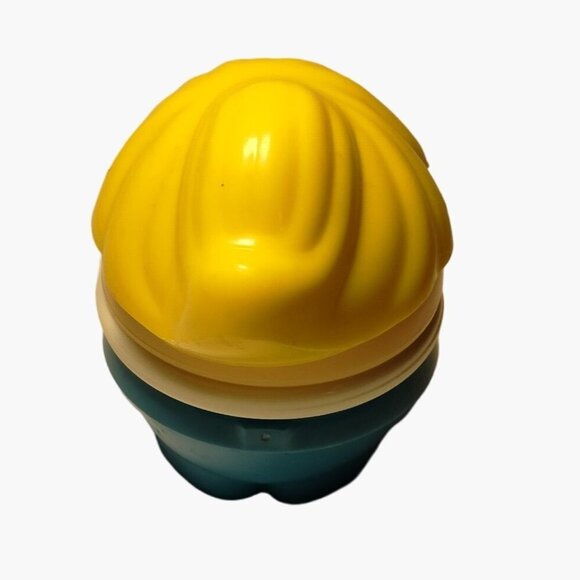 Little Tikes Toddle Tots Girl Blonde Hair Ponytail Blue TOT Round Hole Vintage - Picture 4 of 8